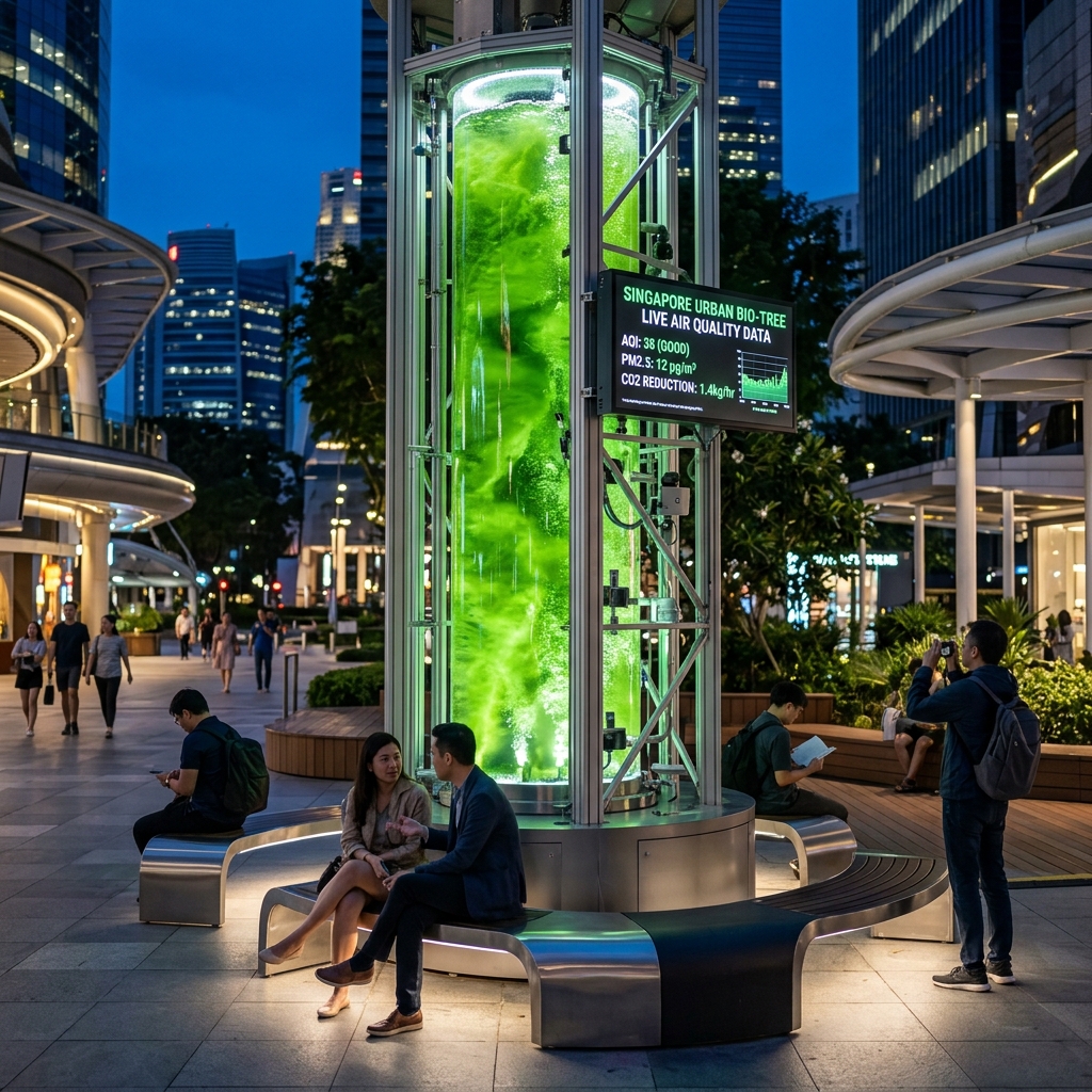 Valgo Algae Tree Liquid Tree Installation